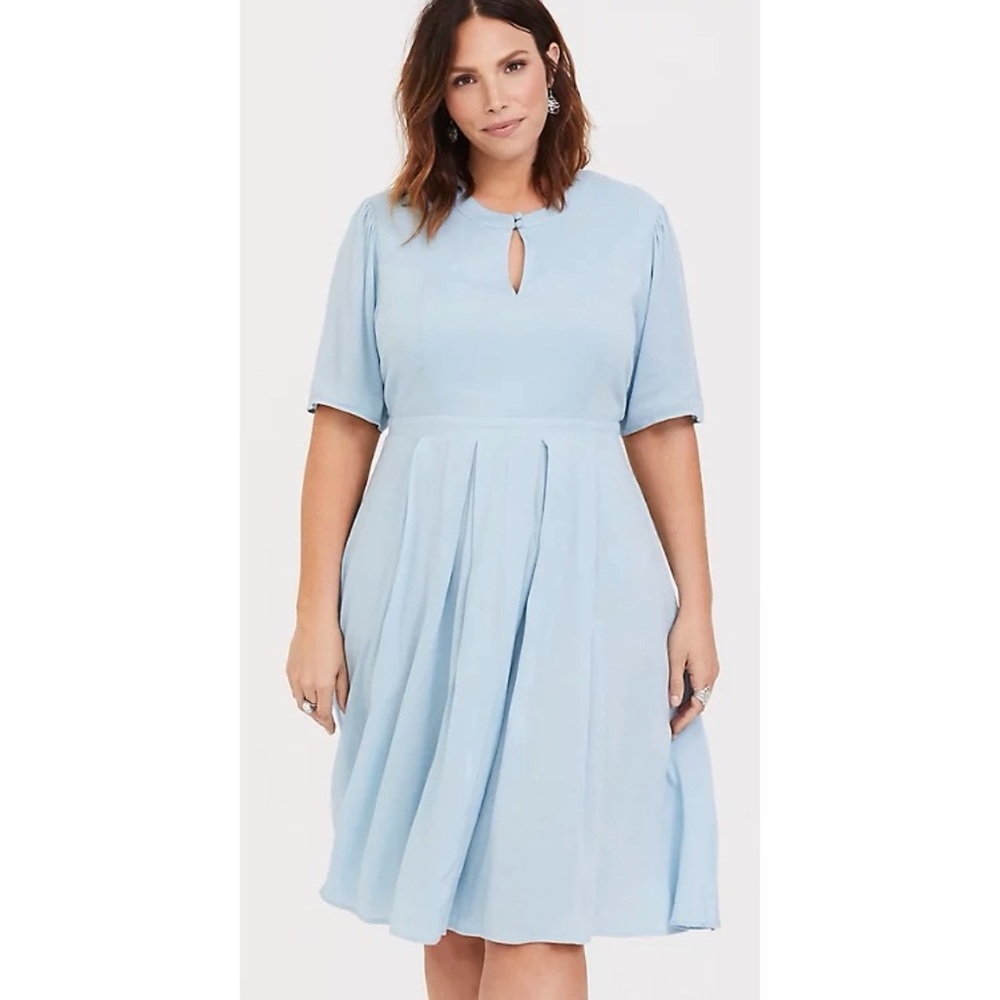 Torrid Outlander Blue Claire Skater Dress size 20